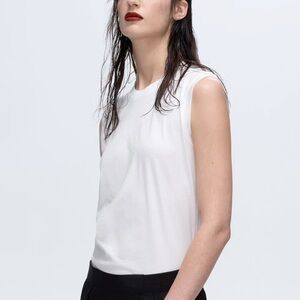 ATM Classic Jersey Sleeveless‎ Boy Tee White S